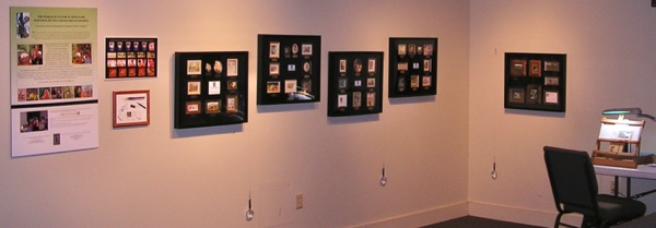 Miniature Artists of America 2008-2012 Traveling Exhibition on display