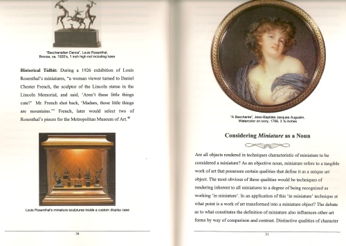 Book on Miniature Art by Wes Siegrist