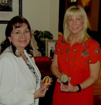 Markissia Touliatos with Ann Scott